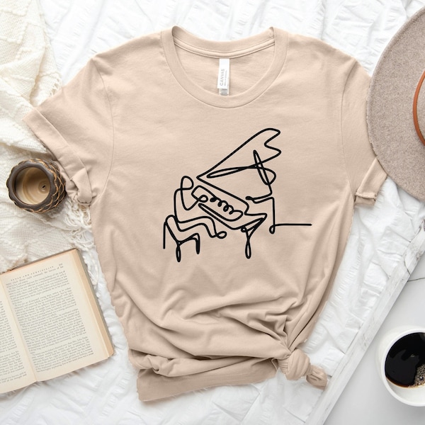Piano Shirt, Musician Shirt, Music Literacy Matters Shirt, Pianist Shirt, Musician Gift, Music Teacher Shirt, Cool Piano Tee, Piano Student