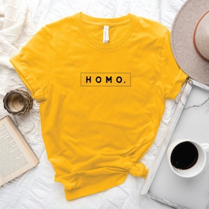 Tdov, HOMO shirt, Gay Shirt, LGBTQ Pride Shirt, Gay Pride Shirt, Lesbian Pride shirt, Gay Pride Gift, Homosexual Tee, Funny LGBTQ Gift, Lgbt