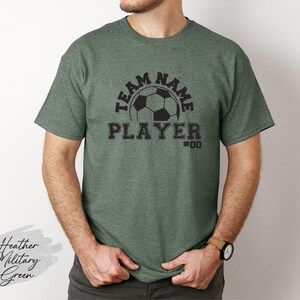 Custom Soccer Fan Shirt: Personalized Team Jersey image 2