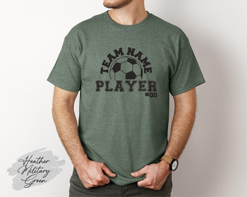 Custom Soccer Fan Shirt: Personalized Team Jersey image 2