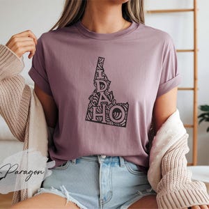 Idaho Map Shirt: Idaho Pride Souvenir Tee