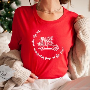 Christmas Matching Family Shirts, Christmas Shirt, Christmas Tree Lover Shirt, Christmas Truck Shirt, Womens Christmas Shirt, Unisex XXL,Tee