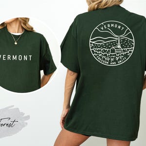 Vermont Shirt, Vermont Souvenir, Vermont Gift, Gift From Vermont, Vermont Trip, Vermont Travel, Vermont Vacation, Vermont Hiking Shirt