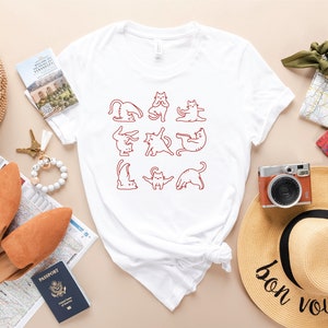 Funny Cat Shirt, Yoga Shirt, Cute Cat Shirt, Meditation Shirt, Namaste Shirt, Funny Namaste Shirt, Cat Lovers Shirt, Cat Gift image 7