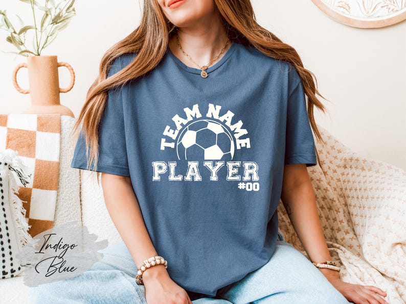 Custom Soccer Fan Shirt: Personalized Team Jersey image 3