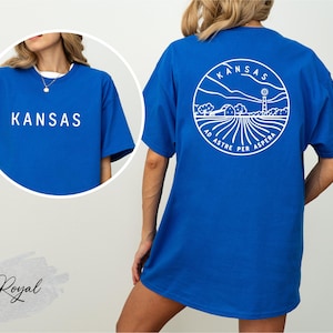 Kansas Shirt, Kansan&#39;s Shirt, Kansas Souvenir, Gift From Kansas, Kansas Travel, Kansas Trip Shirt, Kansas Vacation Shirt, Kansas Kids Shirt
