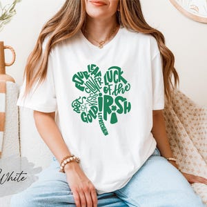 St. Patrick&#39;s Day Clover Shirt: Luck Of The Irish Tee
