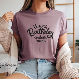 Happy Birthday T shirts, Custom Birthday Shirts, Personalized Shirts, Birthday Gifts, Party Shirts, Unisex Adult Size Tshirts, Custom Tshirt