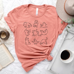 Funny Cat Shirt, Yoga Shirt, Cute Cat Shirt, Meditation Shirt, Namaste Shirt, Funny Namaste Shirt, Cat Lovers Shirt, Cat Gift image 5