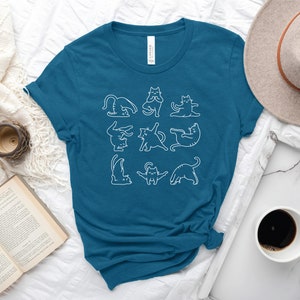 Funny Cat Shirt, Yoga Shirt, Cute Cat Shirt, Meditation Shirt, Namaste Shirt, Funny Namaste Shirt, Cat Lovers Shirt, Cat Gift image 2