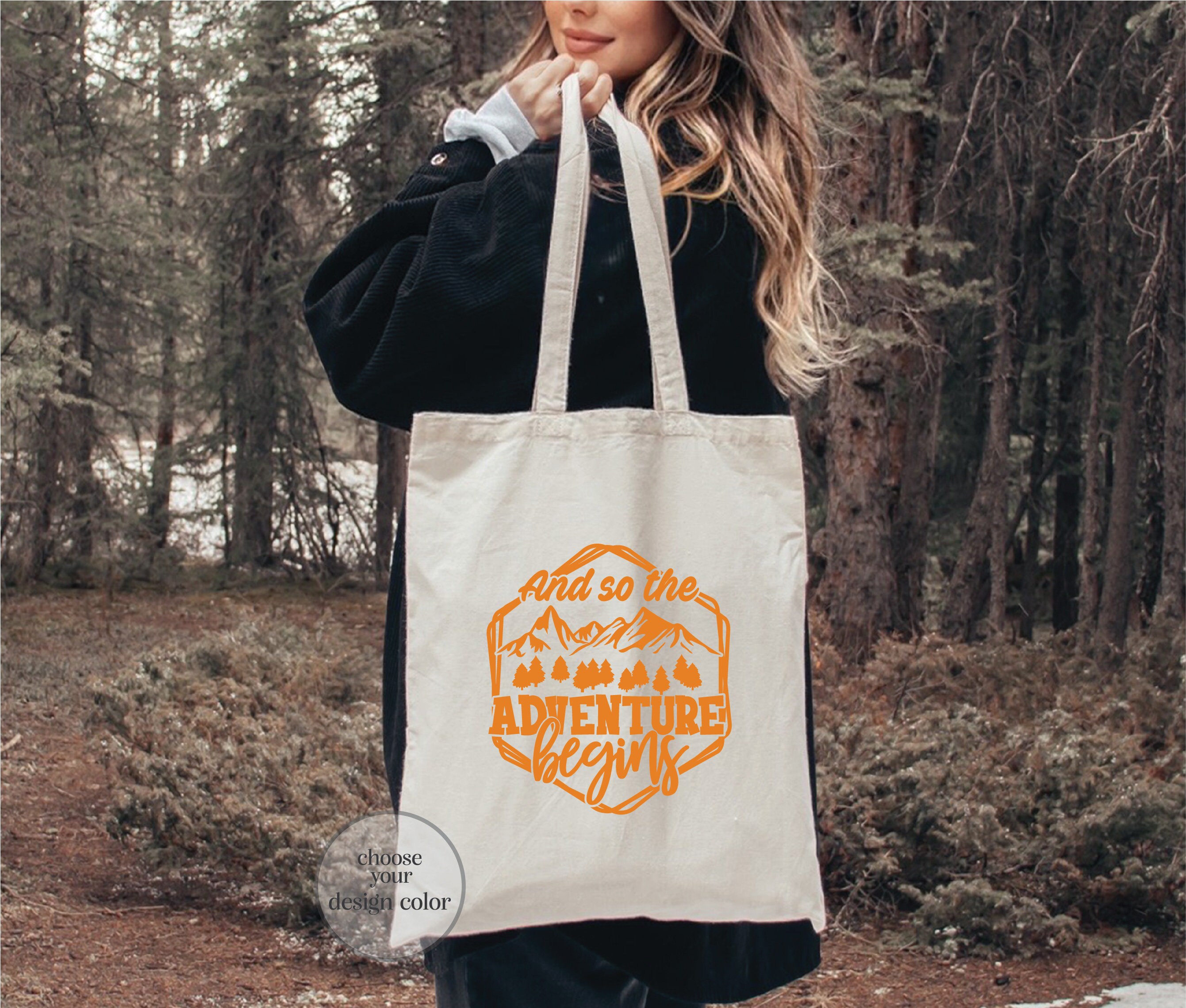 And so the Adventure Begins Tote Bag, Adventure Lover Tote