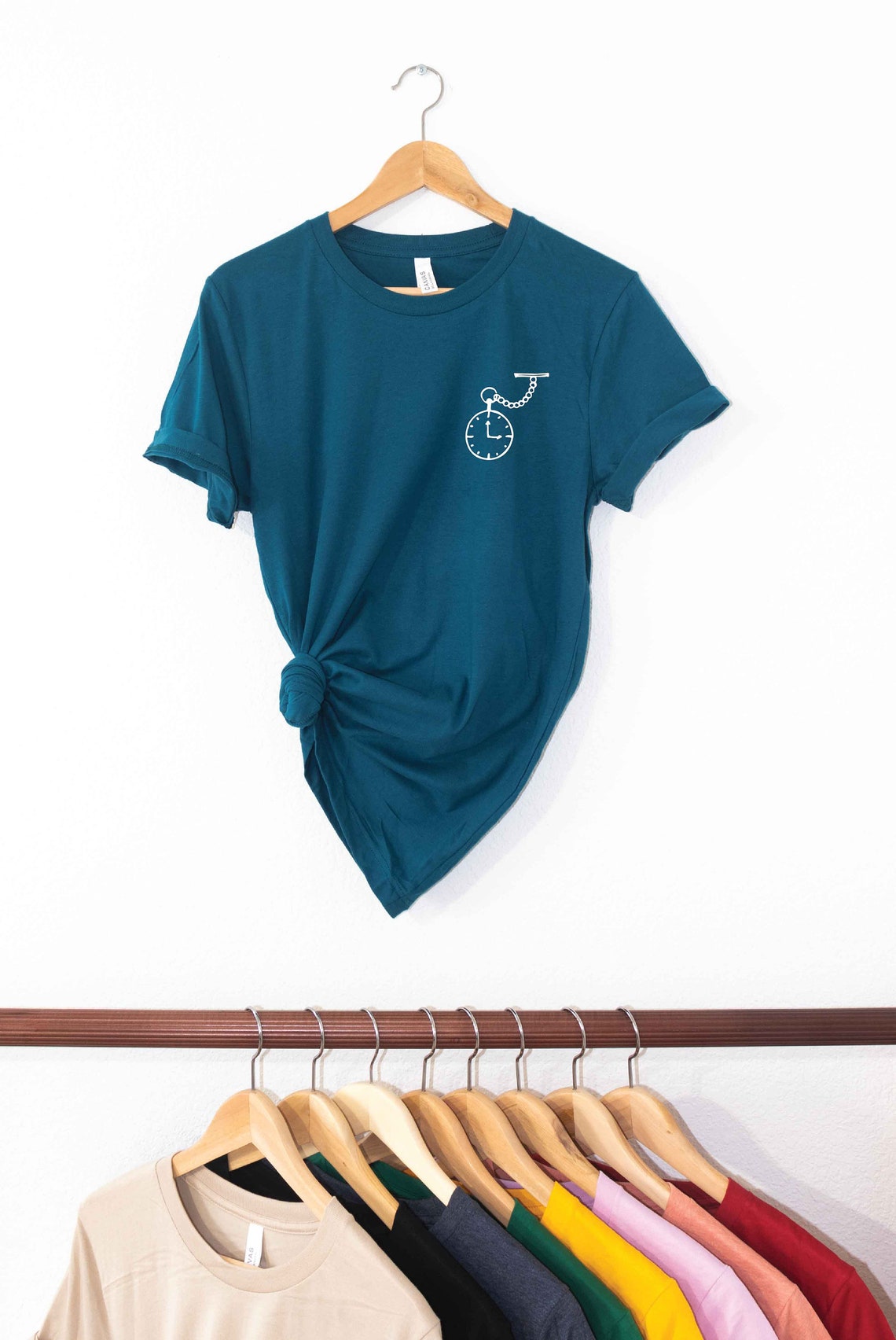 Vintage Pocket Watch Shirt Watch Lovers Shirt Retro Watch Etsy