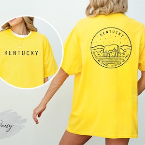 Kentucky Shirts, Kentucky Souvenir, Kentucky Lover, A gift from Kentucky, United we stand Divided we fall, %100 Cotton Unisex Shirts