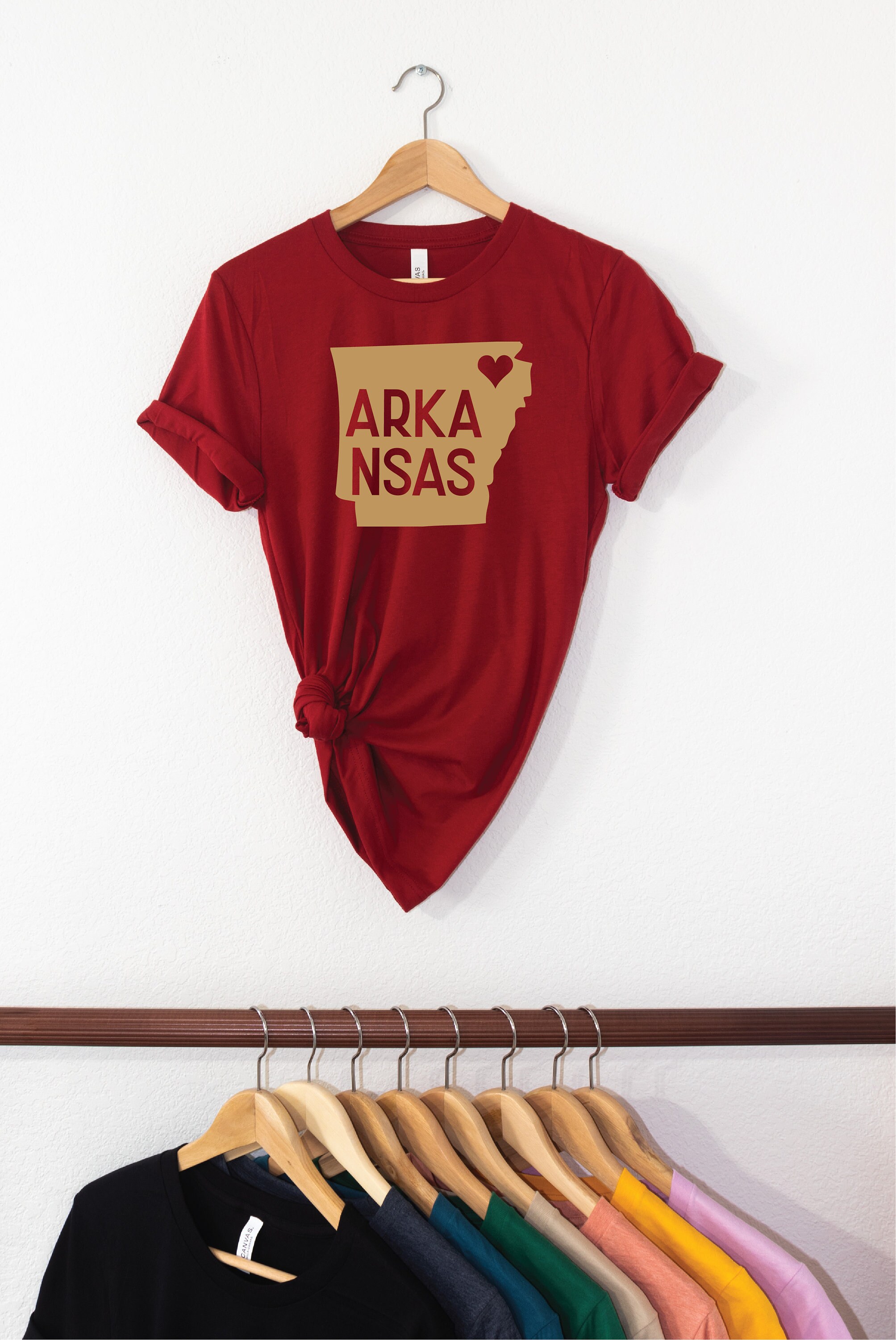Arkansas Shirt Arkansas Souvenir Arkansan Shirt USA States Etsy
