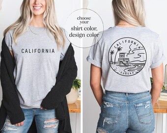 California Shirt, California Souvenir, Californian Shirt, Eureka shirt, California Lover, Golden State Shirt, California souvenir, LA shirt