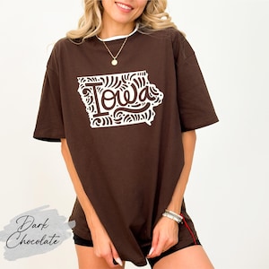 Iowa T-Shirt: Souvenir Gift, State Pride Cotton Tee