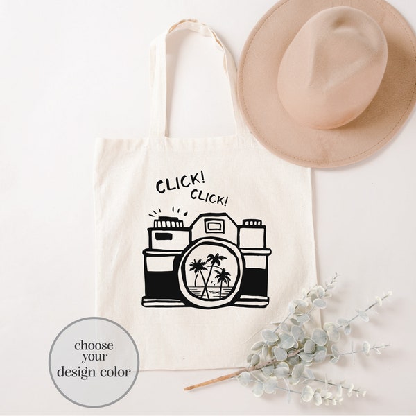 Camera Tote Bag, Camera Lover Tote Bag, Photographer Tote Bag, Photography Lover Tote Bag, Photographer Gift Bag, Vlogger Tote Bag