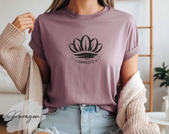 Namaste Lotus Flower Shirt - Yoga Meditation Tee