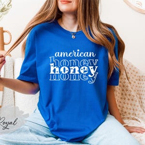 American Honey Shirt, 4th Of July Shirt, Independence Day Shirt, USA Shirt, Patriotic Shirt, Freedom Shirt, Fireworks Shirt, America Shirt