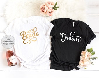 Bride and Groom Shirts, Bride And Groom Honeymoon Shirts, Matching Bride Groom Shirts, Never Get Old Anniversary Shirts, Valentines Day Tees