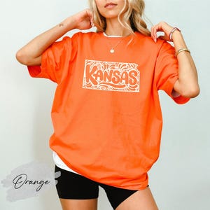 Kansas Shirt, Kansan&#39;s Shirt, Kansas Souvenir, Gift From Kansas, Kansas Map T-shirt, USA States Shirt, Kansas Lover Shirt, Kansas Lover Gift