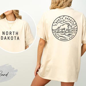 North Dakota Shirt: ND Souvenir Travel Tee