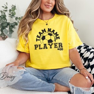 Custom Soccer Fan Shirt: Personalized Team Jersey image 1