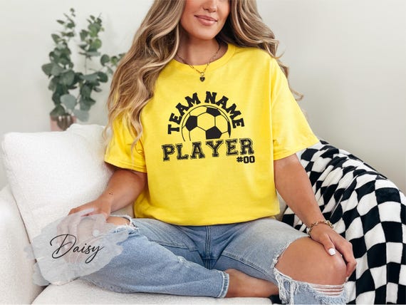 Custom Soccer Fan Shirt: Personalized Team Jersey