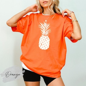 Pineapple Print T-Shirt: Summer Fashion Tee