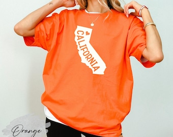 California Map T-Shirt: Golden State Souvenir Tee
