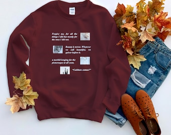 Bluza z kapturem Secret History, koszulka poetycka, bluza z kapturem Dead Poets Society Reading Bookish, odzież z mitologii greckiej Dark Academia