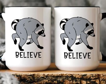 Jimothy Mug, Funny Raccoon Meme Mug, Seattle Raccoon Mug, Trash Panda Mug