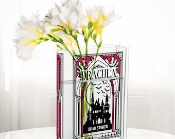 Dracula Acrylic Book Vase