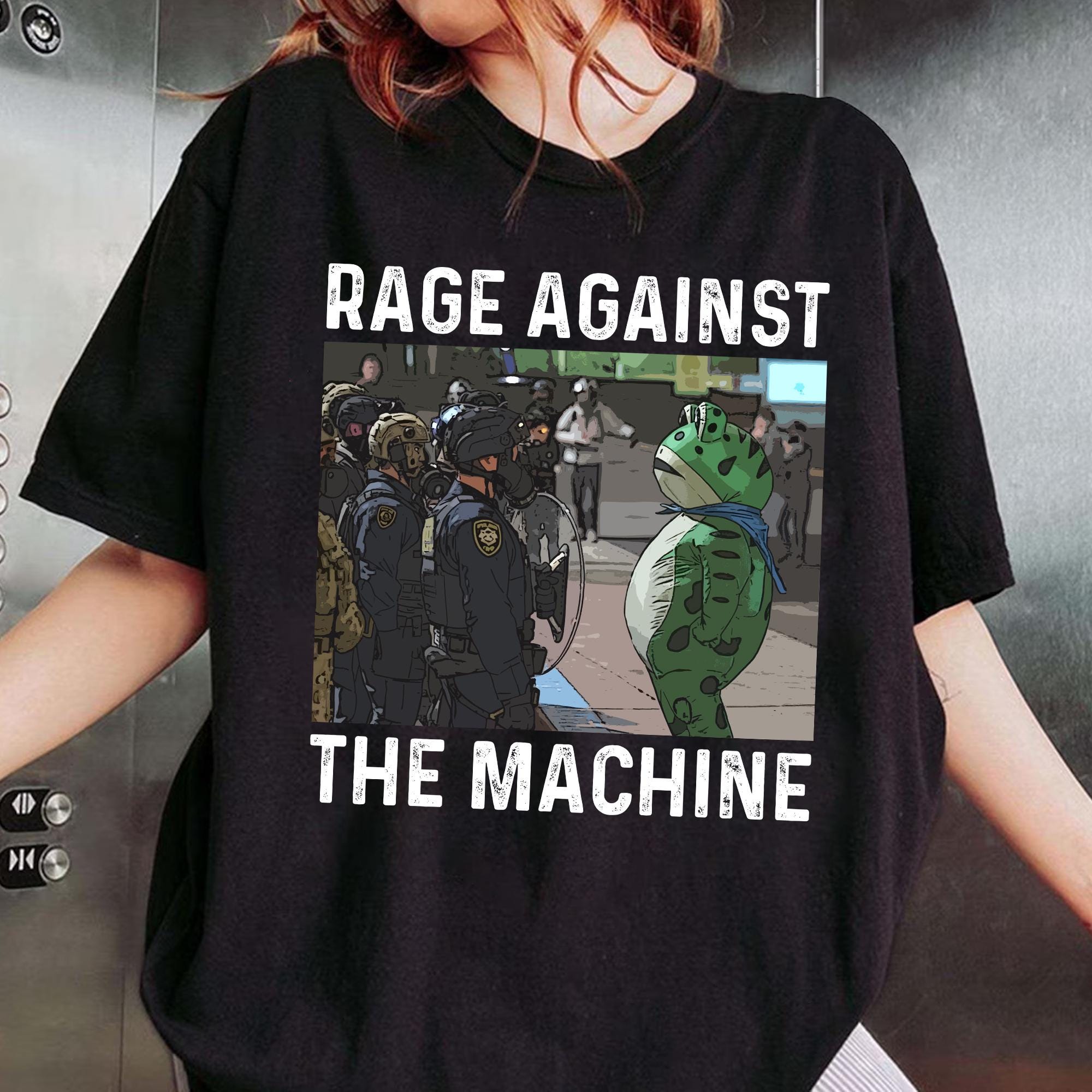Portland Frog Protest Shirt, Rage Against the Machine Shirt - Etsy