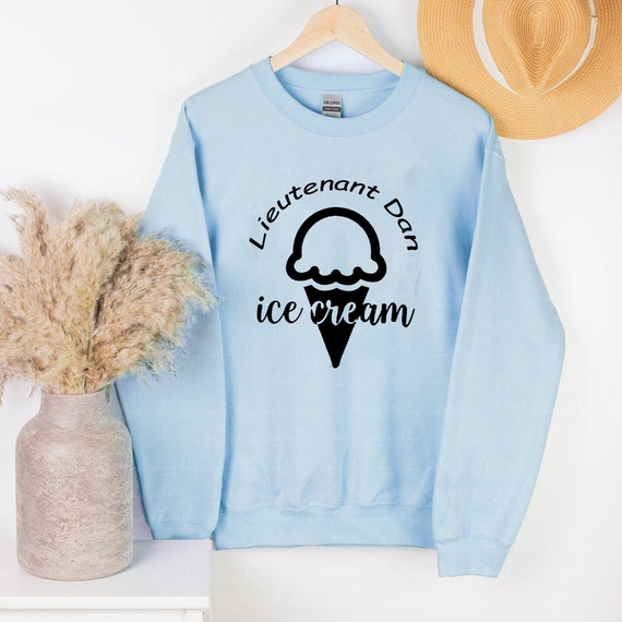 Lieutenant Dan Ice Cream Shirt Bubba 