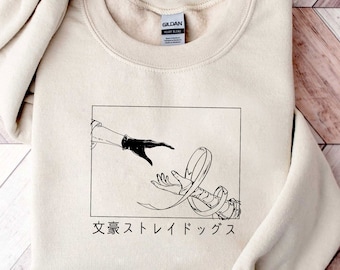 Bungo T-shirt Sweatshirt Hoodie, Chuuya Nakahara Shirt, Anime Shirt, Port Mafia Shirt, Armed Detective Agency Shirt, Gift For Fan