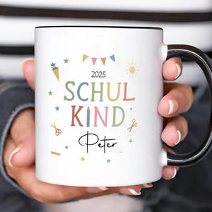 Gift For The Start Of School 2025, Personalized Mug With Name, School Enrollment, Schoolchild Mug, School Enrollment Gift