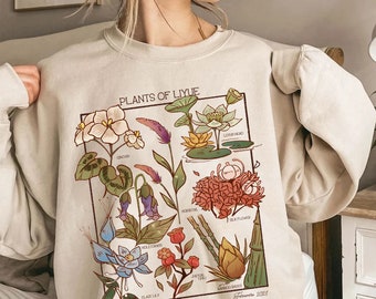 Genshin Flower Shirt, Gamer Shirt, Zhongli Shirt, Anime Shirt, Hu Tao Shirt, Genshin Shirt