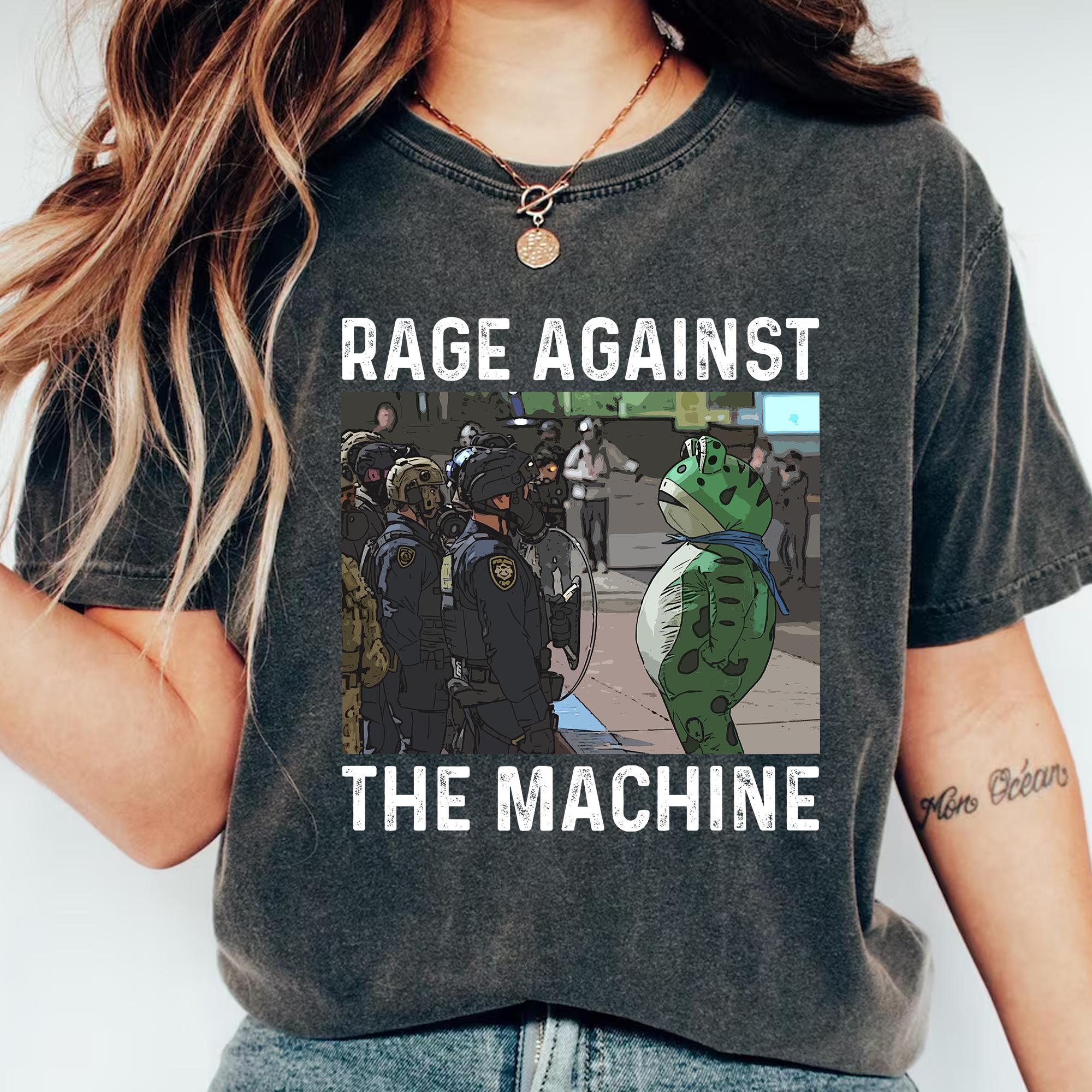 Portland Frog Protest Shirt, Rage Against the Machine Shirt - Etsy