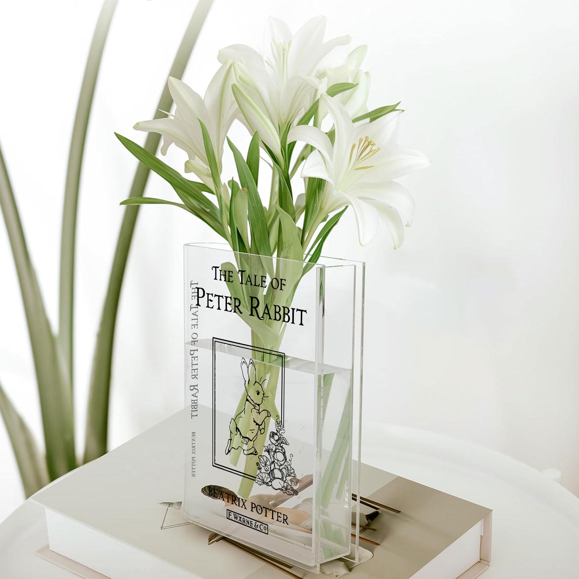 Peter Rabbit Vases The Tale of Peter Rabbit Acrylic Bookish Vase - Etsy