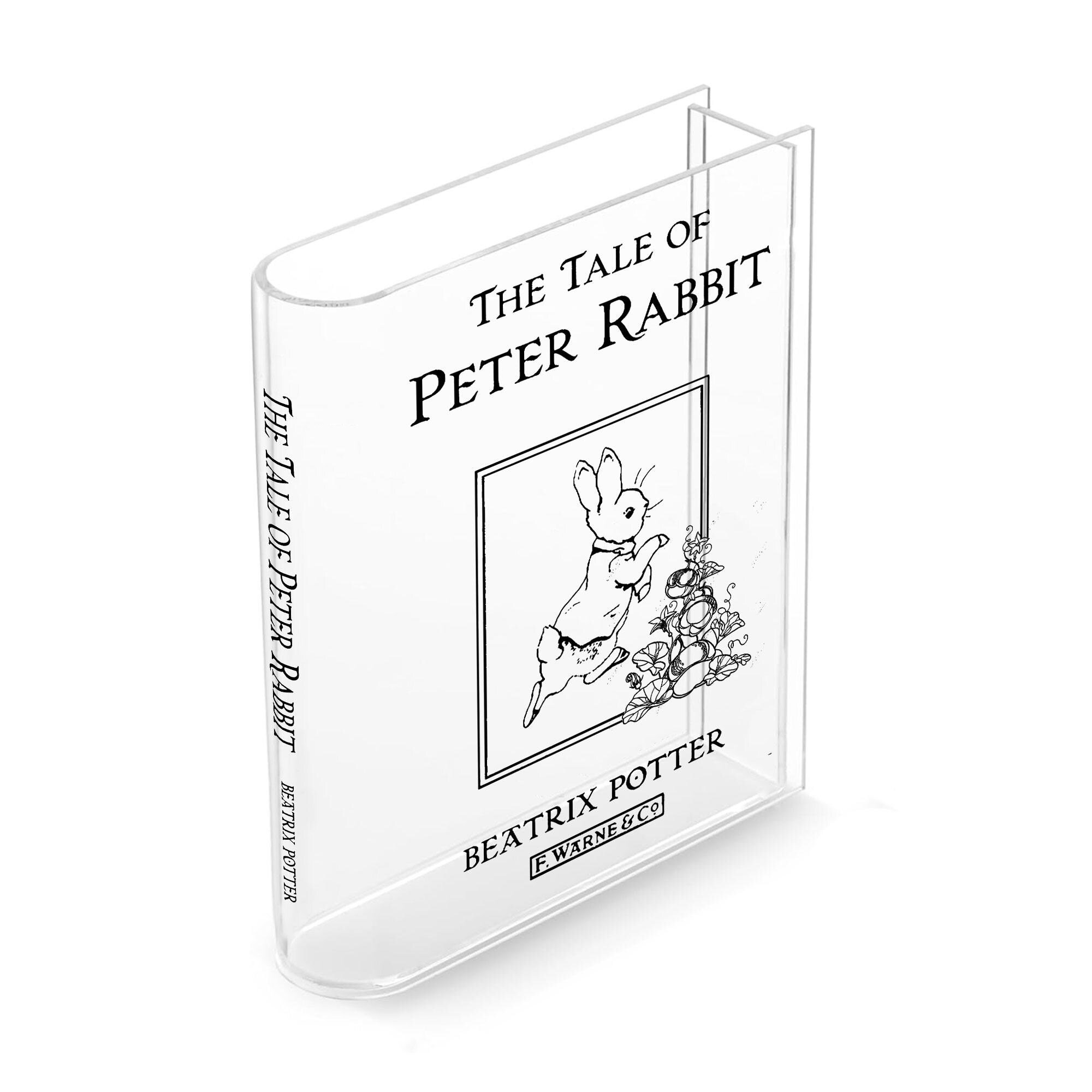 Peter Rabbit Vases The Tale of Peter Rabbit Acrylic Bookish Vase - Etsy