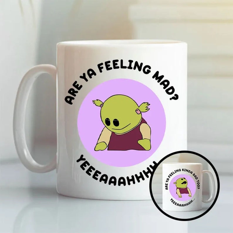 Nanalan Mona Are You Feeling Mad Mug image 1