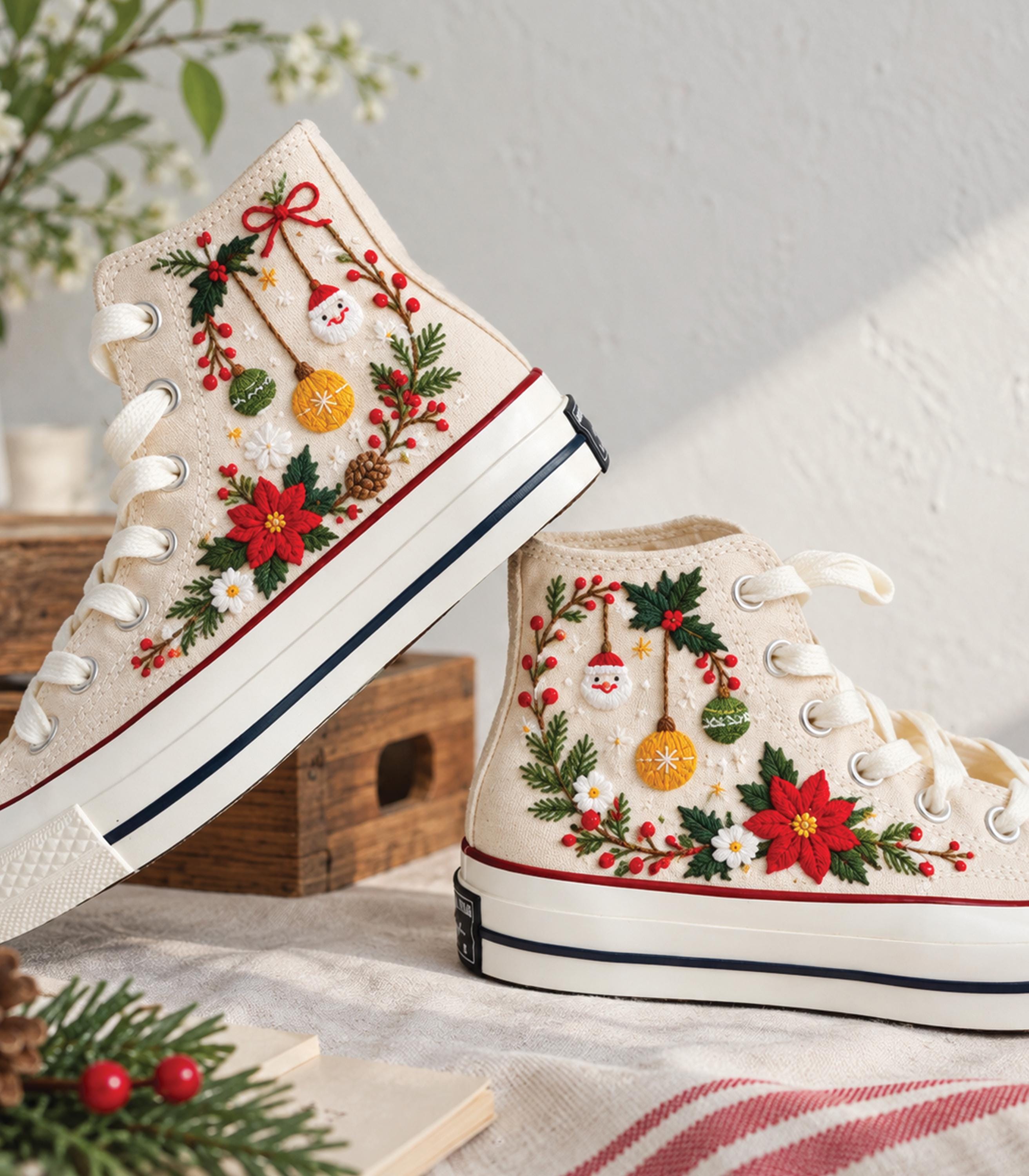Converse Shoe Ornaments - Etsy
