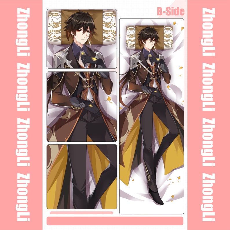 Genshin Impacthotzhongli-dakimakura Anime Hugging Body - Etsy