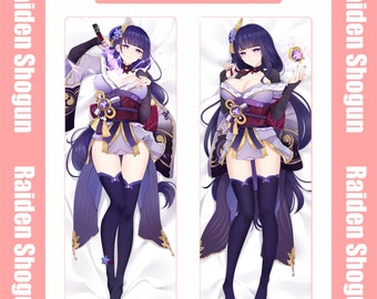  Genshin Impact Dakimakura Anime Girl Raiden Shogun