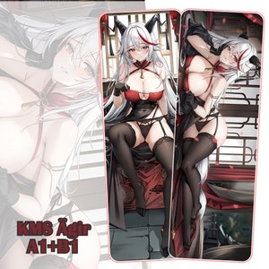 Azur Lane-KMS Agir-Dakimakura Anime Hugging Body Pillow Cover Case