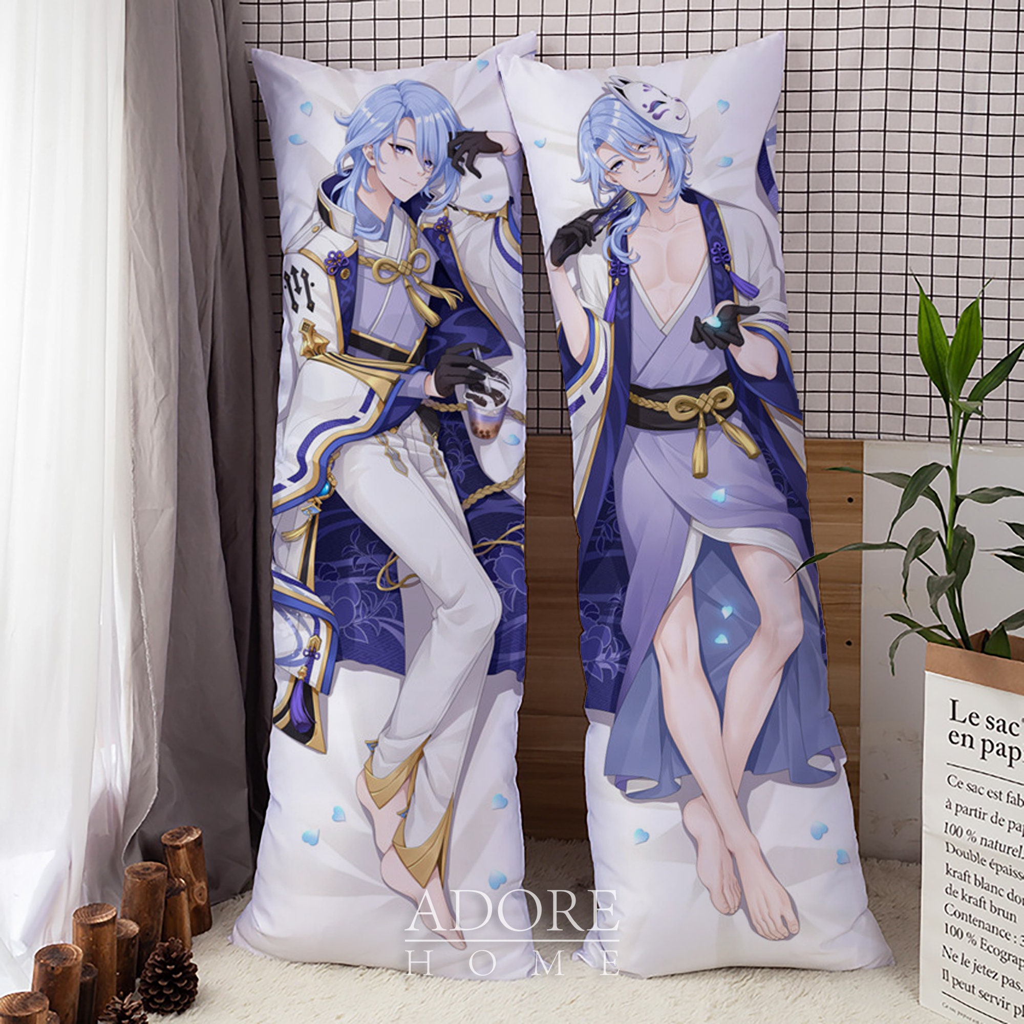 Kamisato Ayato-genshin Impact-dakimakura Anime Hugging Body - Etsy Sweden