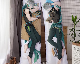 Genshin Impact-Al Haitham-Dakimakura Anime Hugging Body Pillow Cover Case,Pillow Cover Gift