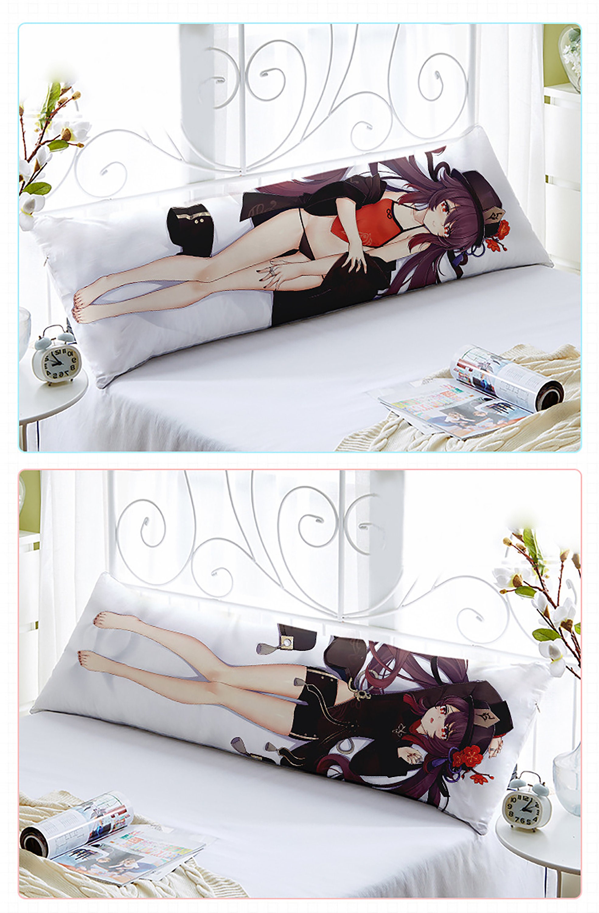 Genshin ImpactHutaoDakimakura Anime Hugging Body Pillow Etsy