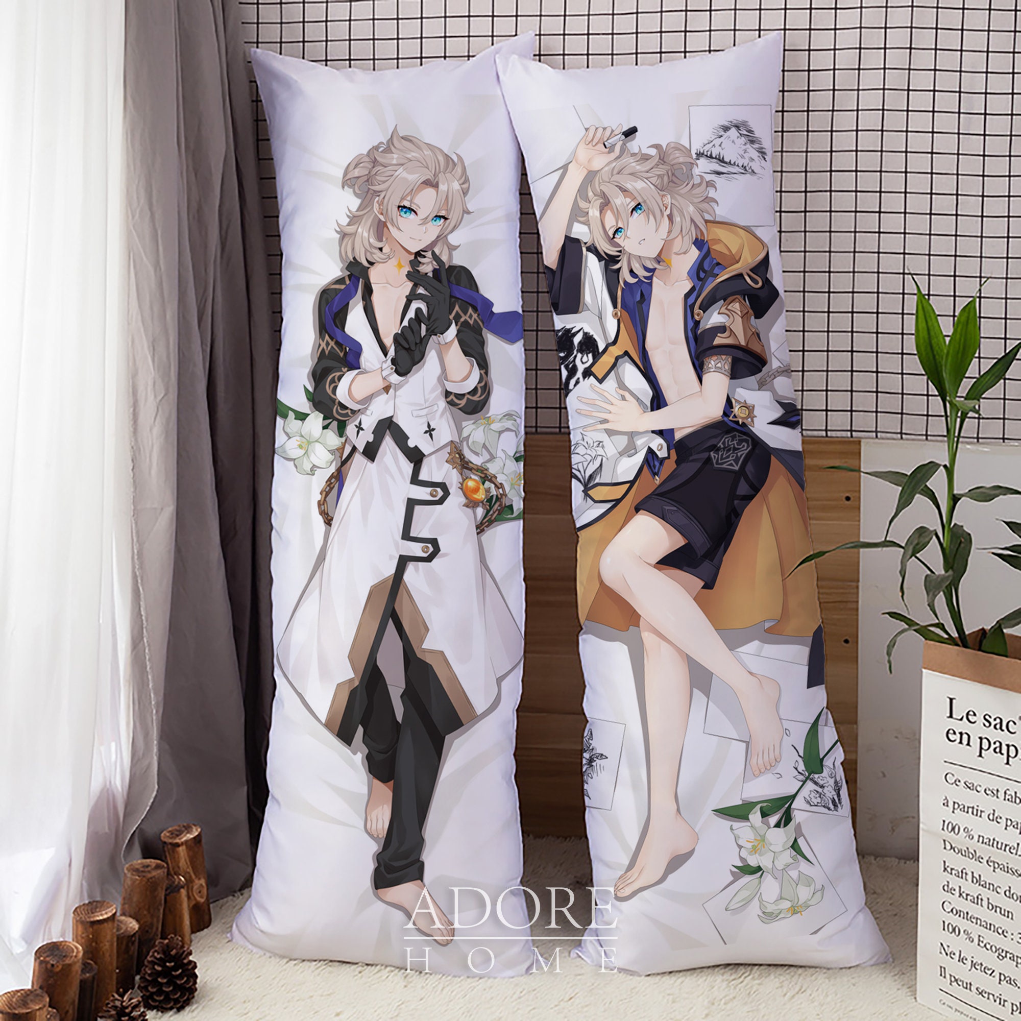 Genshin Impactalbedodakimakura Anime Hugging Body Pillow Etsy